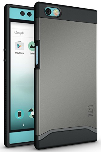 Nextbit Robin Case, TUDIA Slim-Fit HEAVY DUTY [MERGE] EXTREME Protection / Rugged but Slim Dual Layer Case for Nextbit Robin (Metallic Slate)