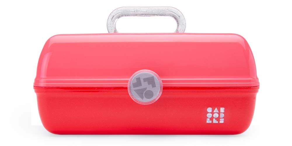 Caboodles Twilight Disco - On-The-go Girl Costmetic Organizer Make-up & Accessory Carry Case, Turquoise Sparkle/Mint: Health & Personal Care