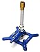 Eisco Tirrill Bunsen Burner, LPG - Gas Flow Control, Flame Stabilizer, Air Flow Adjustable - Cast Iron StabiliBase, Anti-Tip Design with Handle - for use with LPG/Butane Gas