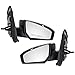 Driver and Passenger Manual Remote Side View Mirrors Compatible with 07-12 Sentra 96302-ET00E 96301-ET00E