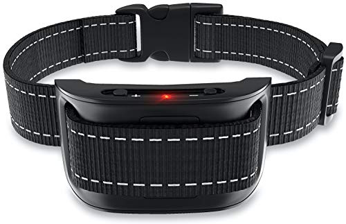 NPS No Shock Bark Collar for Small to Large Dogs – Smart Chip Adjusts to Stop Barking in 1 Minute – Highly Effective Vibration and Sound Stops Barks Fast with No Pain – Safe, Anti-Bark Device