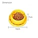 SUHEEUS Dog Bowl Raised Pet Food Bowls Cat Puppy Bowls Round No Spill Colorful Water Feeder Eating Bowl for Small Animals