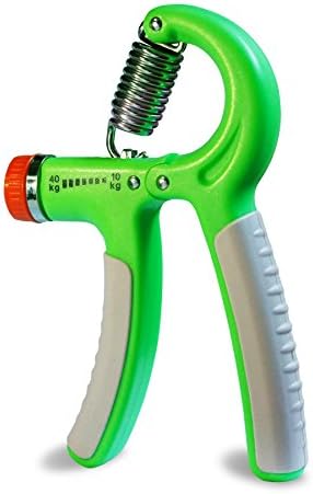 Hand Grip Strengthener Forearm Exerciser for Increasing Finger, Wrist, &amp; Arm Strength Trainer Adjustable and Portable Resistance 22-88Lbs Non slip Hand Grip. for Beginner Weight Lifters