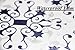 Contact Paper Blue Waterproof White Wallpaper Blue and White Peel and Stick Wallpaper Removable Flower Film Tile Self Adhesive Wall Paper Wall Covering Backsplash Countertop Vinyl Roll 17.8’’x78.7’’