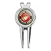 GRAPHICS & MORE Marines USMC Emblem Black Yellow Red Officially Licensed Golf Divot Repair Tool and Ball Marker