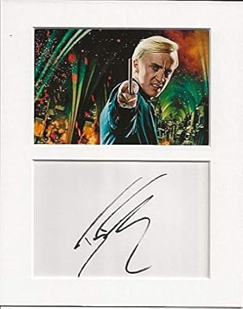 Tom Felton Harry Potter Original Autograph Autograph Aftal Amazon De Kuche Haushalt