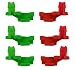 RION TECH 1999-2007 Chevy Silverado GMC Sierra Tailgate Handle Rod Clip New Left & Right OEM Replacement Pair 88981030, 88981031(3 Sets)