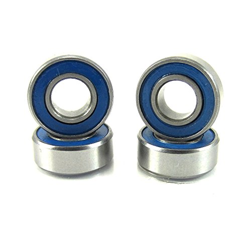 5x11x4mm Precision Ball Bearings ABEC 3 Rubber Seals (4) MR115-2RS-BU