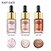 Beauty Glazed 3D Highlighter Liquid Glow Brighten Shimmer Glitter Face Glow Cream Spot Concealer (TAN)