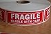 Pro TEK Fragile Sticker Handle with Care Shipping Labels-Self-Adhesive Stickers (500 (1