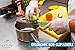 Zulay Kitchen Zester Grater with Handle - Heavy Duty Cheese Grater & Vegetable Grater - Stainless Steel Lemon Zester For Lemons - Rasp Grater Handheld Perfect for Chocolate, Coconut, Nutmeg, Ginger