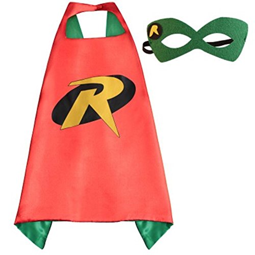 Athena DC Superheroes Adult Size - Robin Logo Cape and Mask Gift Box Included