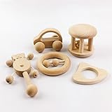 Puzzle Toys Intellectual Development of Children Montessori Toys Set Nursing Wooden Wooden Rattles