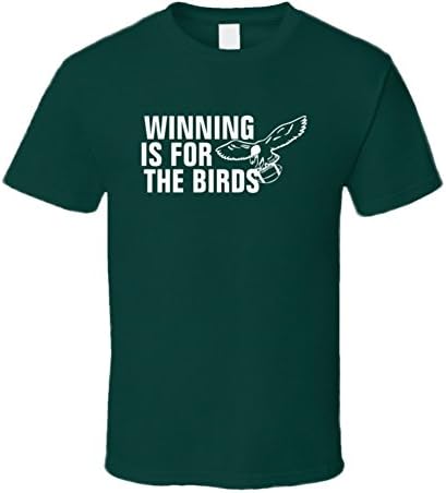 FanTstore Bradley Cooper Philadelphia Eagle Winning Is For The Birds Football Green T Shirt