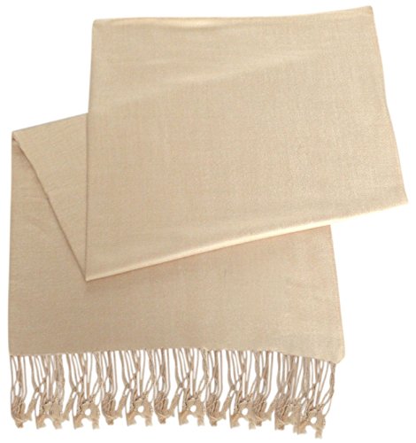 Nude solid color design shawl pashmina scarf wrap stole…