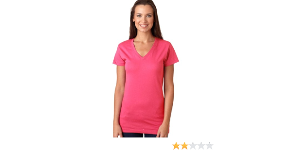 LAT Women's Fitted V Neck T-Shirt 