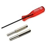 E.Durable Security Screwdriver Set for Nintendo NES SNES N64 Super NES NDS Game Boy Virtual Boy Sega Game Gear, Game Cartridge Console, 3.8mm 4.5mm Nut Bits and Triwing Tool Kit