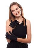 Royal Rainbow Wrist Length Matte Finish Gloves