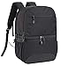 MIER 2 in 1 Insulated Cooler Backpack for Men Women Hiking Daypack with Lunch Compartment,Double Deck,Leakproof,Black