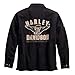 Harley-Davidson Men's #1 Genuine Classics Shirt Jacket, Black
