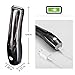 BESTBOMG Pro Outliner Vacuum Trimmer Hair Clipper for Men Vacuum Haircut Barber Kit Cordless Vacuum Hair Trimmer with USB Rechargeable Lithium Ion, 3 Combs Dual Voltage 110-120 VAC, Black