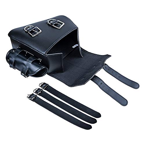 Left&Right Side Motorcycle Solo Saddle Bag and Pannier Storage Compatible with Harley Sportster XL883 XL1200