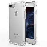 iPhone 7 Case : FOGEEK Advanced Shock-absorbent Scratch-resistant Cover Case with Transparent Hard PC Back Plate and Flexible TPU Gel Bumper for Apple iPhone 7 4.7