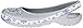 crocs Genna II Frozen Girls Slingback Flat (Toddler/Little Kid/Big Kid), Silver, 12 M US Little Kid