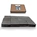 XFasten Nonslip Adhesive Furniture Gripper Pads, Square - 2-Inch, 24-Pack, Rubber Anti Slip and Skid Furniture Hardwood Floor Protectors