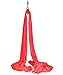 Kurma Yoga Aerial Silks Equipment for Acrobatic Flying Dance, Includes All Hardware, Fabric and Guide (Red 9 Yards)