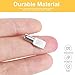 FANDAMEI 200 PCS 5mm Shelf Pins, Shelf Pegs, Metal Nickel Shelf Pins, Shelf Support Pegs, Cabinet Shelf Pegs, Shelf Pegs for Shelves, Shelf Pins 5mm, Spoon Shaped Cabinet Support Pegs Holder