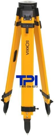 SOKKIA Dual Lock Wood Fiberglass Tripod,GPS,Total Station,Surveying,TOPCON,Trimble by Sokkia