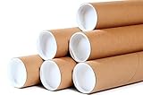 Premium Kraft Cardboard Mailing Tubes - 1-1/2