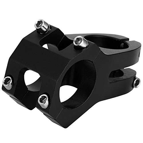 Three BY Bike Stem 31.8 Bike Stem 45mm Short Handlebar Stem Mountain Bike Stem Aluminium Alloy for Most Bicycle,MTB,BMX,Fixed Gear Bicycle,Cycling-Black - Thumbnail 6