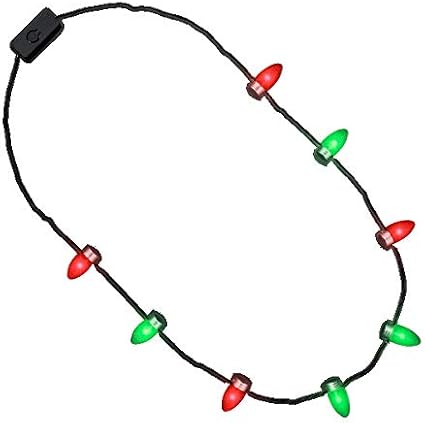 Flashing Christmas Light Necklace Best 