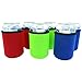 Beer Can Sleeves - Set of 6 Can Sleeves - Extra Thick Neoprene with Stitched Fabric Edges (Classic)