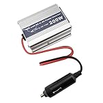 200W Power Inverter Car DC 12V to AC 110V US Outlet 5V USB Port for Laptop Phone freezer etc (200W)