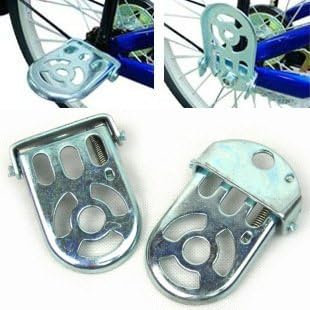 Foldable Bicycle Rear Seats Pedel Downhill Mountain Bikes Padels Thick Steel Plate Bicycle Parts