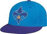 NBA New Orleans Hornets Flat Brim Flex Fit Wool Hat, Large/X-Large