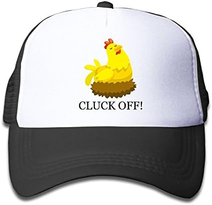 Rspwkg Cap Cluck Off Boys Funny Snapback Mesh Cap Durable Unconstructed Polo Mesh Caps