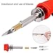 Wood Burning Kit , 38PCS Woodburning Tips for Wood Burning/Carving/Embossing/Soldering + Wood Burning Pen + Soldering Tips + Stencil + Stand + Carrying Case