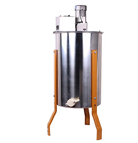Three 3 Frames Stainless Steel Electronic High Speed Bee Honey Extractor Honeycomb Drum Beekeeping (3 Frame)