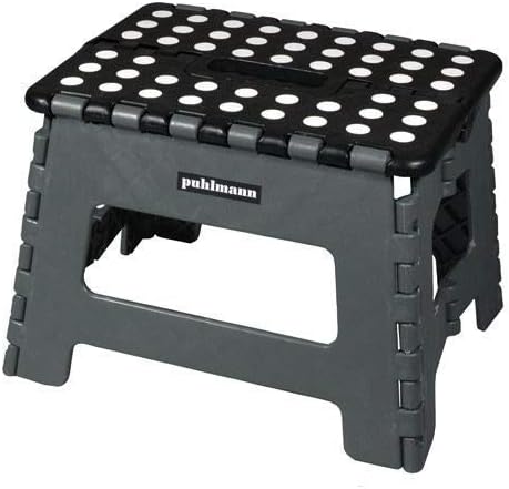 Puhlmann James Foldable Stool, Grey