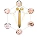 Beauty Bar 24K Golden Pulse Facial Massager,Electric Depuffer 3D Roller Skin Care Massage Firming Tool for Sensitive Skin Anti-Wrinkles and Lifting