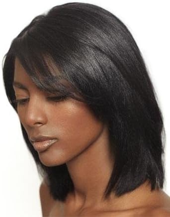 Bob Lace Front Human Hair Wig Peruvian Virgin Hair Short Bob Wigs for Black Women Swiss Lace Full Lace Human Hair Wigs (12inch, lace front wig natual black)