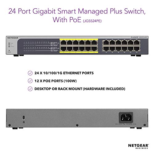 1 NETGEAR+JGS524PE+100NAS+24+Port+Lifetime+Protection