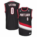 Damian Lillard Portland Trail Blazers NBA Adidas Men's Black Official Replica Jersey