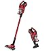 Proscenic I9 Cordless Vacuum Cleaner, 22000Pa Powerful Suction with Detachable Battery, LED Headlight, Charging Base, Long Lasting, Mini Motorized Tool, Red