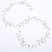 Yean Wedding Hair Vine Long Bridal Headband Hair Accessories for Bride and Bridesmaid (100cm / 39.3inches) (Rose Gold)