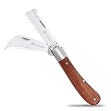 Pruning Knife, Double blade Grafting knife, Stainless Steel Garden Budding Knife, Linsen-outdoors Folding Pocket Knife For Grafting Multi Cutting Tool, Weed Bushes Branches Mushroom Diggig Knife
